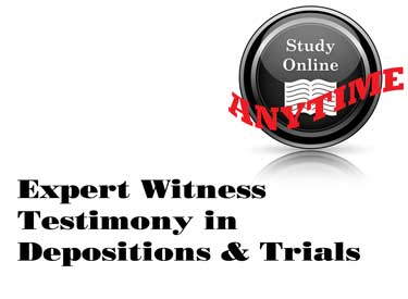 Expert witness testimony course